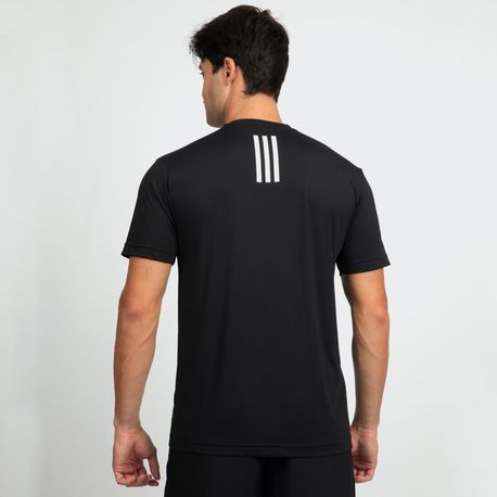 CAMISETA OWN THE RUN 3 LISTRAS JY1651 BLACK GG