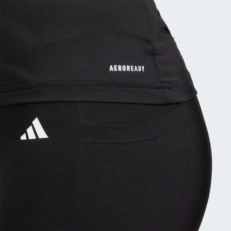 CAMISETA OWN THE RUN 3 LISTRAS JV6518 BLACK P