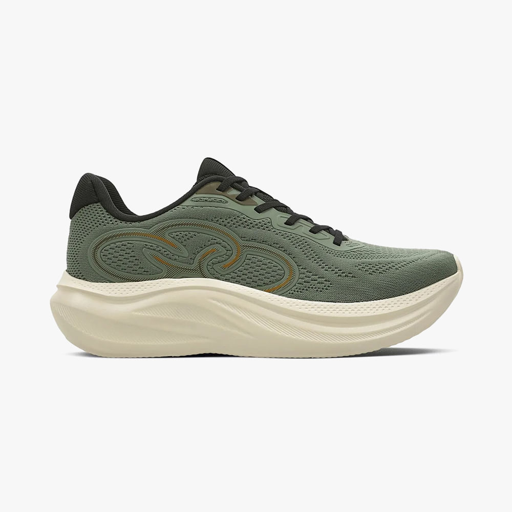 TENIS RUSH 43667419 MILITAR / PRETO 38